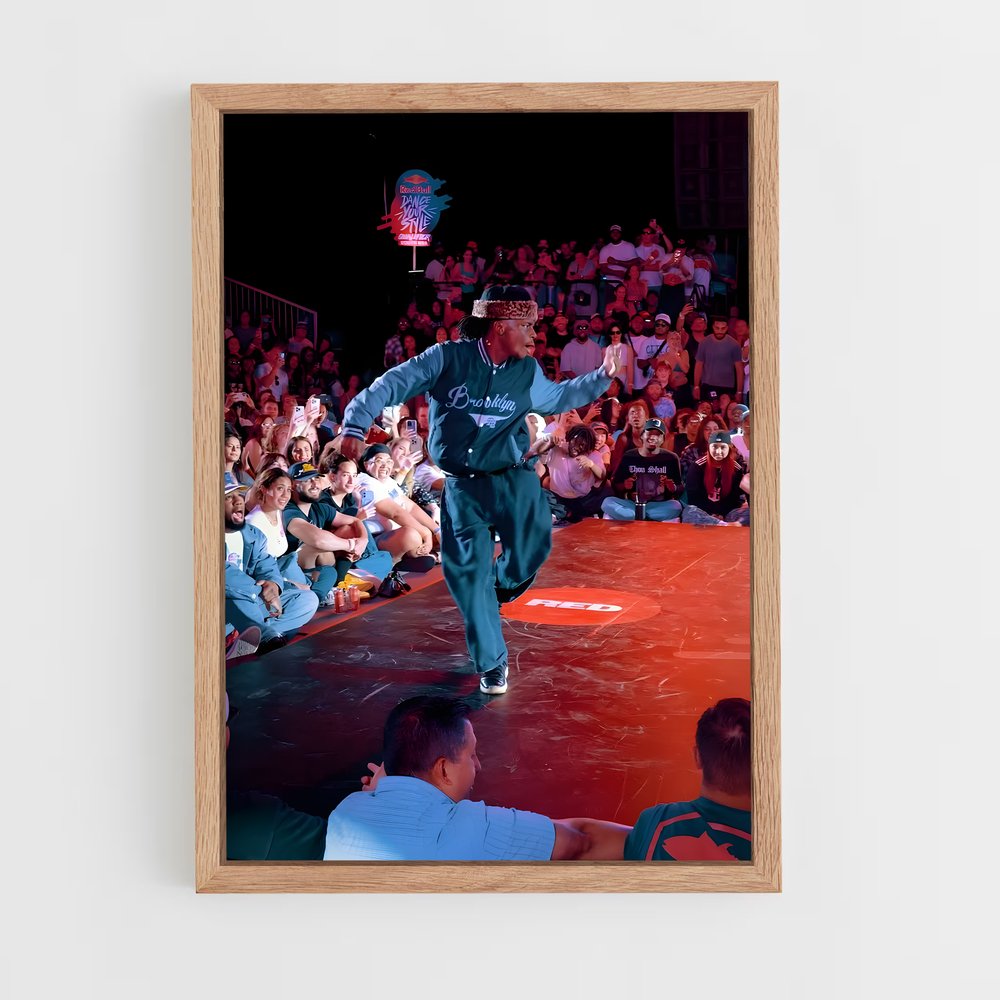 Poster Trick en Bleu – affiche Danse (vue 4)